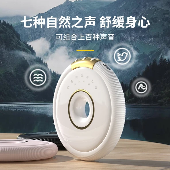 Kemik İletimli Bluetooth Uyku Hoparlörü AD-0395 - Beyaz, Siyah, Pembe - 11