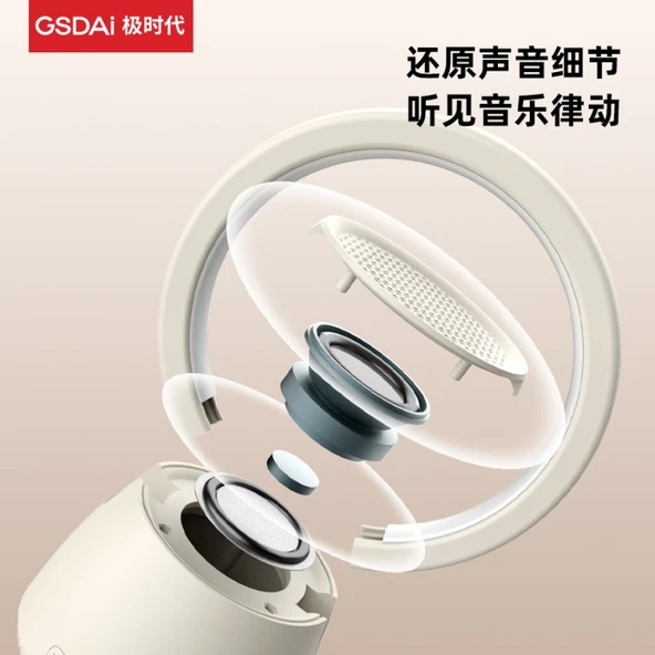 Bluetooth Hoparlör - GT-T6 - Renkli - Beyaz - 4