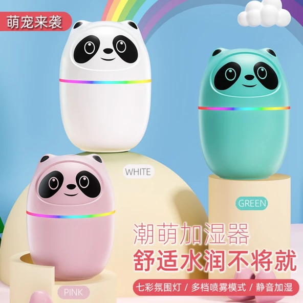 AD-9017 Ultrasonik Hava Nemlendirici - Beyaz, Pembe, Yeşil