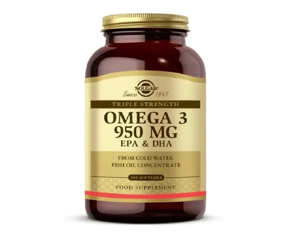 Solgar Omega 3 950 Mg EPA&DHA 100 Softgel- SKT: 07/2027