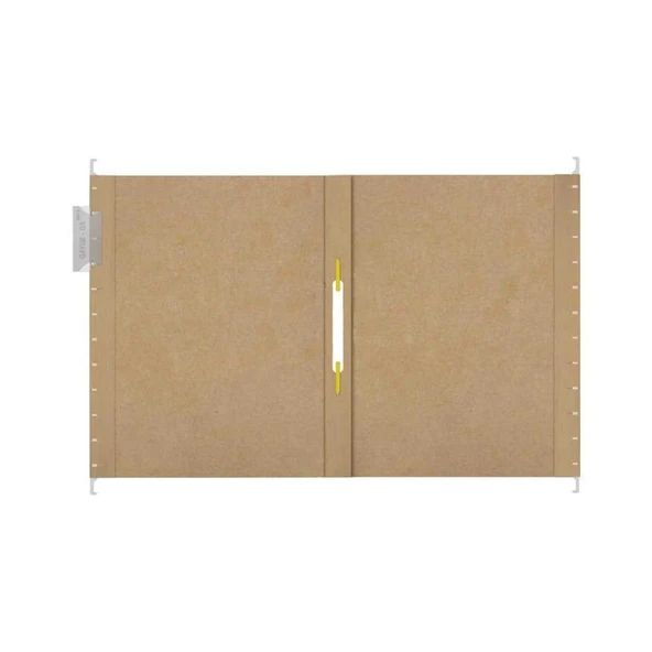 Tuna Askılı Dosya Metal Çubuklu Telli Tek Sayfa ASD2001 50 LI PAKET - 4