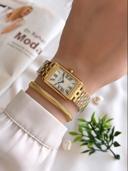 Lee Cooper Çelik Hasır Kordonlu 3 Atm Suya Dayanıklı Kadın Kol Saati VS.BLKT.0247 - Resim 2