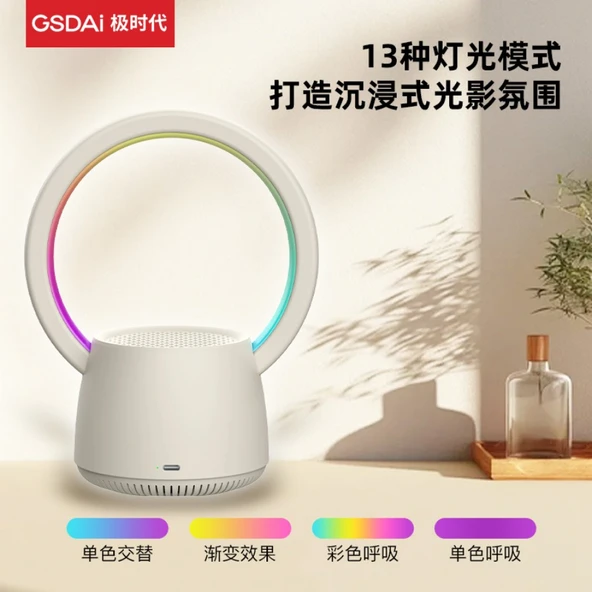 Bluetooth Hoparlör - GT-T6 - Renkli - Beyaz - 2