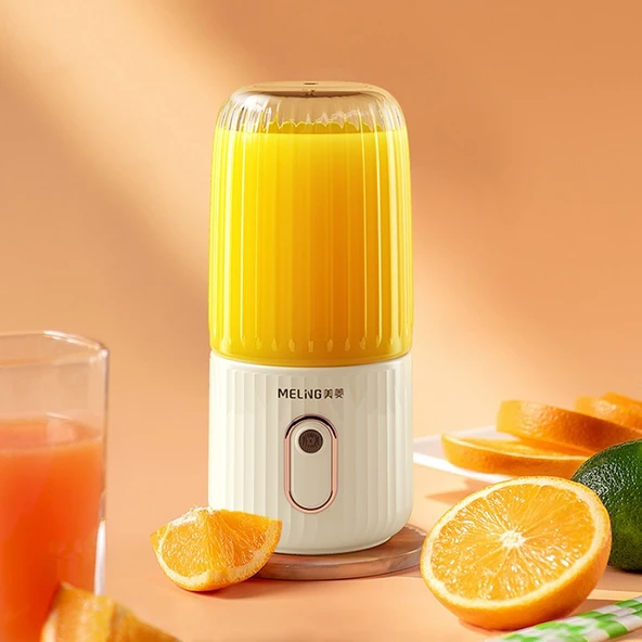 Taşınabilir Meyve Sıkacağı - Beyaz - 280ml - USB Şarjlı