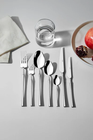 Nehir Marbella Sade 12 Kişilik 84 Parça Kutulu Çatal Kaşık Bıçak Tk. ürün görseli 1