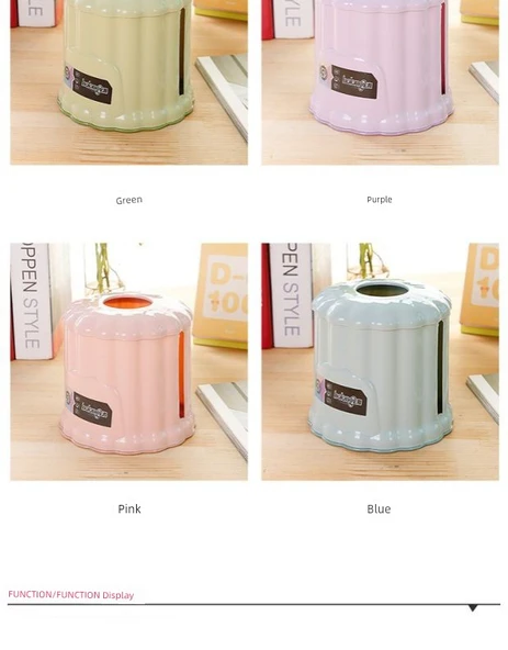 Silindir Plastik Rulo Tutucu - İskandinav Mavi - Resim 8