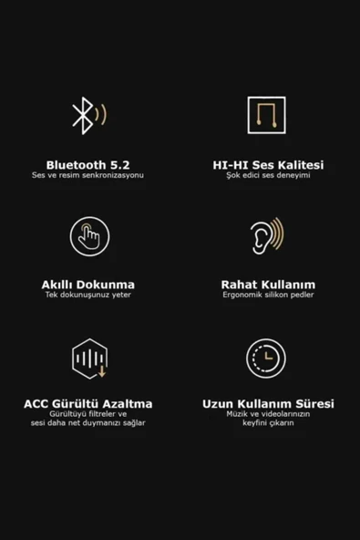 Fuchsia XKT03 Bluetoothlu Kablosuz Kulak İçi Kulaklık - Resim 5