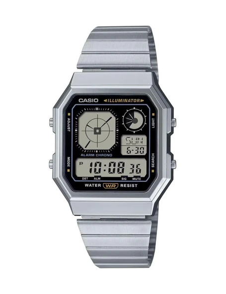 Casio A130we-1adf Erkek Kol Saati Gri ürün görseli