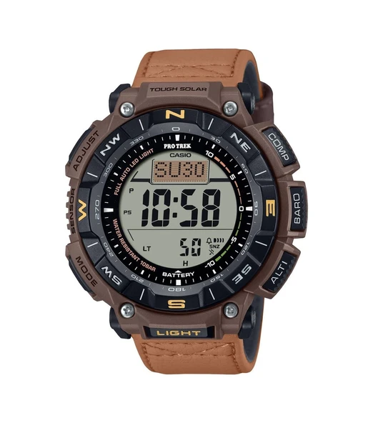 Casio Pro-trek Prg-340l-5dr Erkek Kol Saati Kahverengi ürün görseli