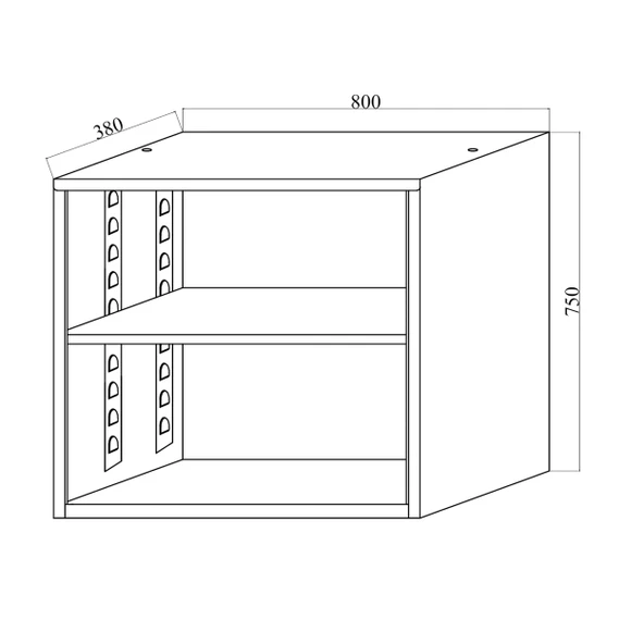Çelik Dosya Dolabı Metal Dolap Ofis Dolapları Arşiv , Garaj , Bahçe , Kiler , Balkon - 6