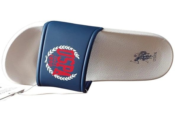 U.S.POLO ASSN KALKAN GLB 4FX BEYAZ LACİVERT GÜNLÜK SPOR PLAJ TERLİĞİ - 8