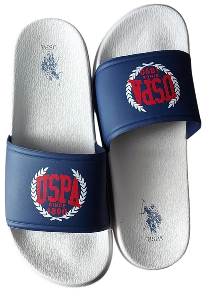 U.S.POLO ASSN KALKAN GLB 4FX BEYAZ LACİVERT GÜNLÜK SPOR PLAJ TERLİĞİ - 3