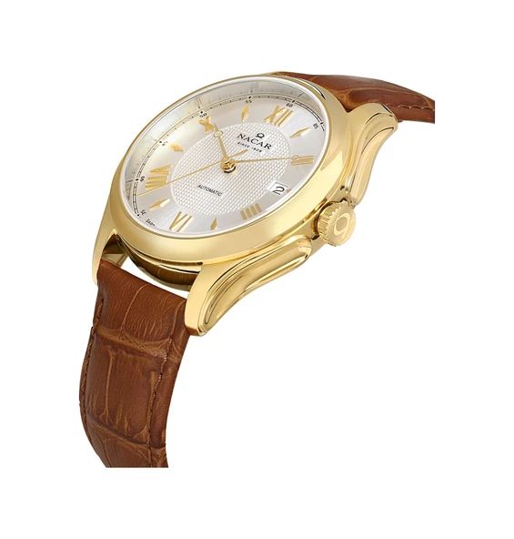 Nacar Nc43-2980234-dsl2 Erkek Kol Saati Altın - Resim 2