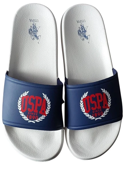 U.S.POLO ASSN KALKAN GLB 4FX BEYAZ LACİVERT GÜNLÜK SPOR PLAJ TERLİĞİ