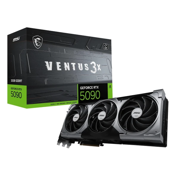 MSI Ventus 3X GeForce RTX 5090 32GB GDDR7 512Bit HDMI/DP Ekran Kartı