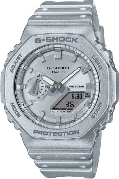 Casio G-Shock GA-2100FF-8ADR Gri Renk 20 ATM Su Geçirmez Yeni Analog Dijital Erkek Kol Saati - 1
