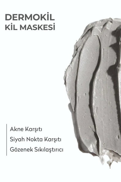 Dermokil Akne Ve Siyah Nokta Karşıtı Kil Maskesi 50 ml - 3