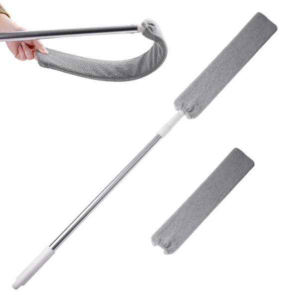 Uzun Esnek Toz Alma Aparatı - Anti Statik Toz Alma Aparatı 2Li Set - 2