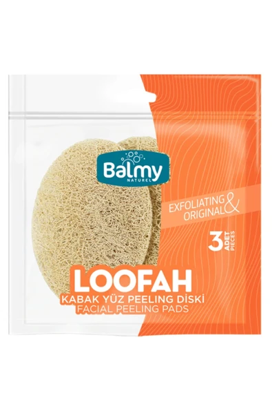 Loofah Yüz Peeling Diski 3'lü
