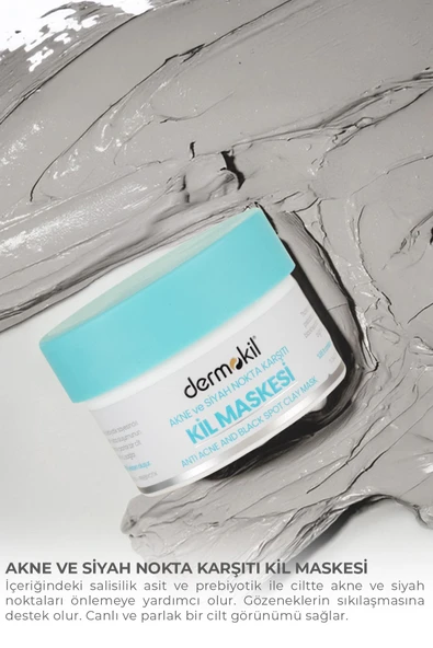 Dermokil Akne Ve Siyah Nokta Karşıtı Kil Maskesi 50 ml - 4