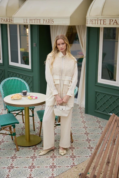 TAŞLI ŞERİT DANTELLİ TAKIM - 2