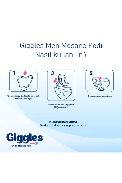 giggles Erkek(Men) Mesane Pedi (Bladder Pad) 40 Adet - 4