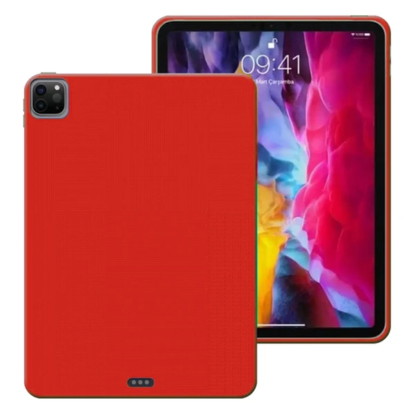 Apple iPad Pro 11 3. Nesil Uyumlu A2377 A2459 A2301 Rubber Yıkanabilir Silikon Kılıf - Resim 10
