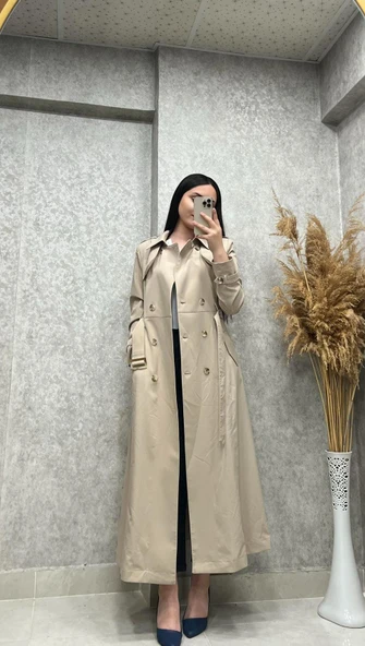 25Y16537 TRENCHKOT BEL KEMERLİ ARABOY KOL KEMERLİ