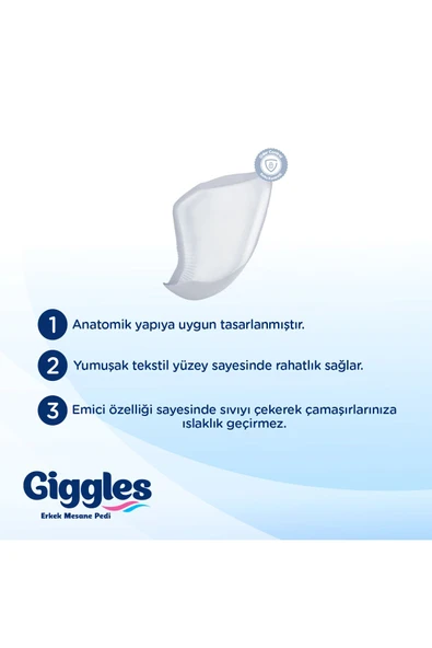 giggles Erkek(Men) Mesane Pedi (Bladder Pad) 40 Adet - 5
