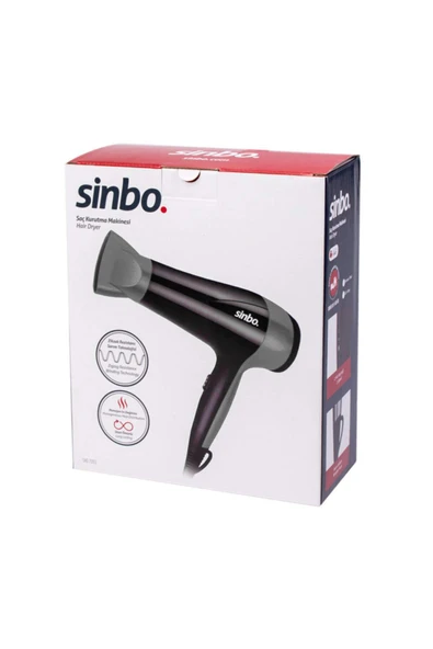 Sinbo SHD-7093 Saç Kurutma Makinesi - Gri - 3