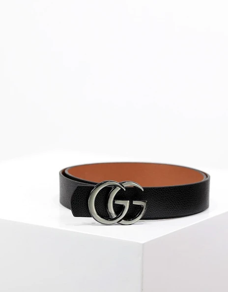 Özel Koleksiyon - Deri Erkek Kemer - GC Krom İşleme