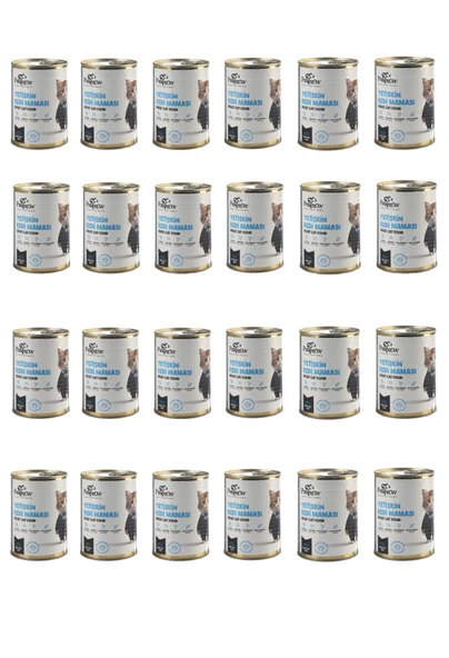 Kedi Yaş Mama Konserve Jöleli Premium Parça Etli Balıklı Yemek Besleyici Tahılsız İçerik 24 x 415 gr - 2