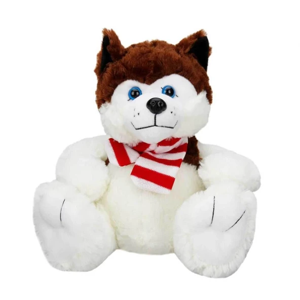 1030 Oturan Husky Atkılı Köpek 30 cm - 2