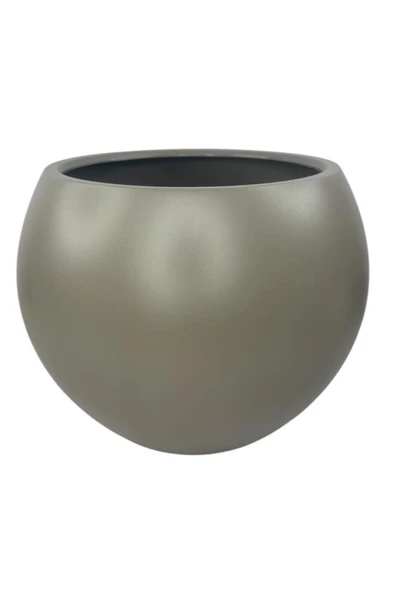 Nettenevime Küre Yuvarlak Top Vazo Dekoratif Saksı MOKKA 38*30cm