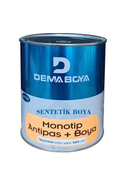 Dema Monotip Antipas+Astar+Yağlıboya Siyah 0.9LT