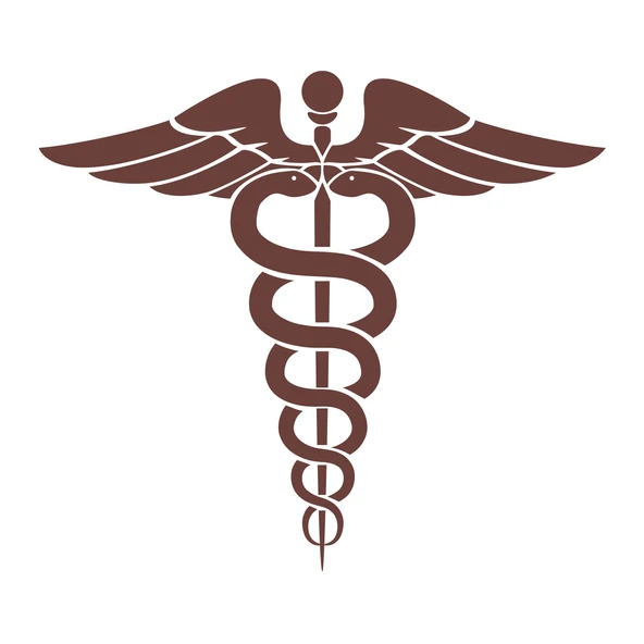 Tıp Logosu  Oto Sticker, Araba Sticker17x17 Cm Kahverengi ürün görseli