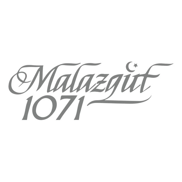 Malazgirt 1071 Sitcker17x17 Cm Gri ürün görseli