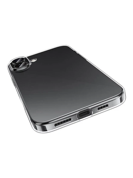 Logis Apple iPhone 16 Kılıf Süper Silikon Şeffaf - 6