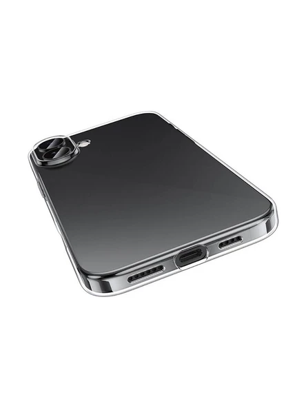 Logis Apple iPhone 16 Kılıf Süper Silikon Şeffaf - 4