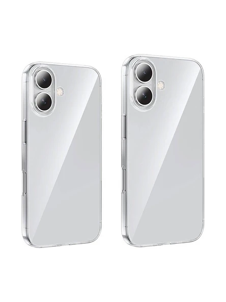 Logis Apple iPhone 16 Kılıf Süper Silikon Şeffaf - 3