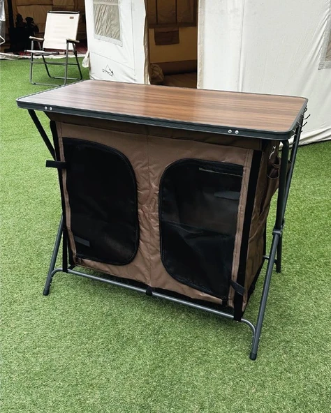 Nurgaz Campout Çift Kapılı Kamp Mutfağı - 6
