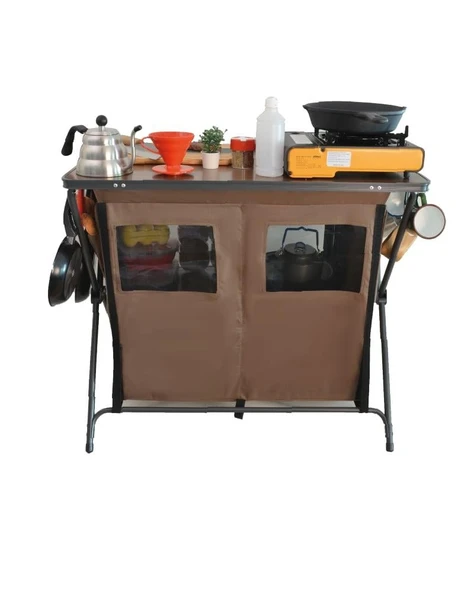 Nurgaz Campout Çift Kapılı Kamp Mutfağı - 2