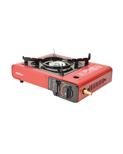Nurgaz Portatif Ocak Tüp Bağlantılı Kırmızı ürün görseli