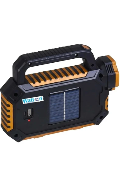 Şarjlı Solar Panelli Kamp Lambası - 2