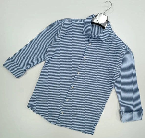 Baros Erkek Pamuklu Uzun Kol Gömlek 7296 - 4