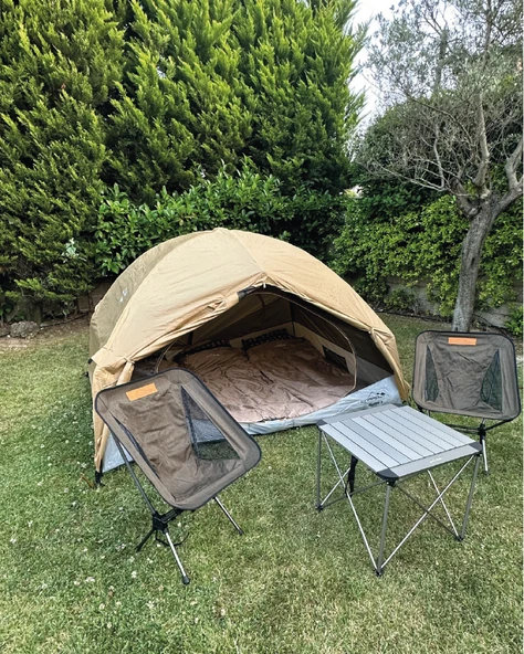 Nurgaz Campout Neptüne 3 Kamp Çadırı Krem - 2