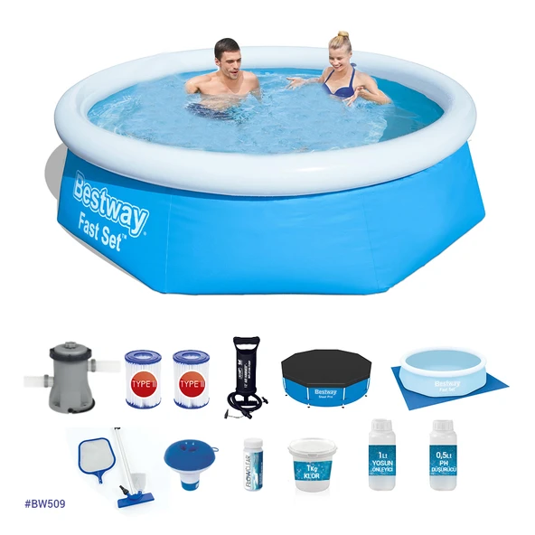 Büyük Şişme Havuz Seti P04351 BW509