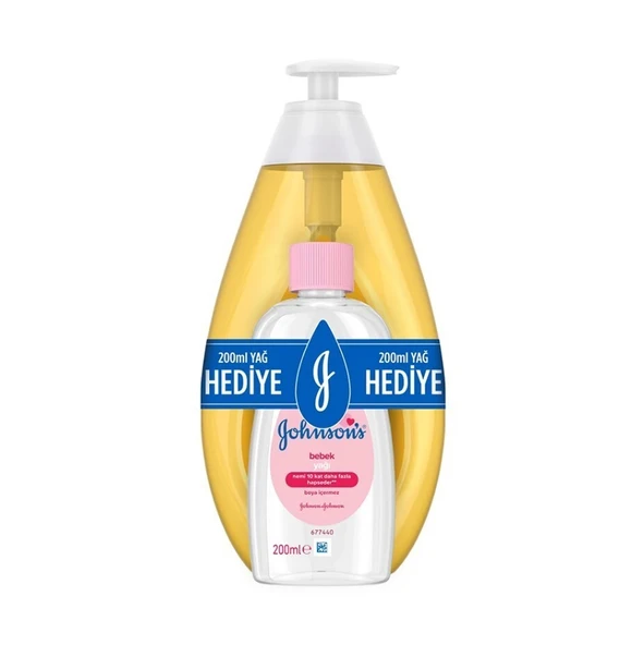 Johnson's Baby Gold Şampuan 750 ml + Bebek Yağı 200 ml - 2
