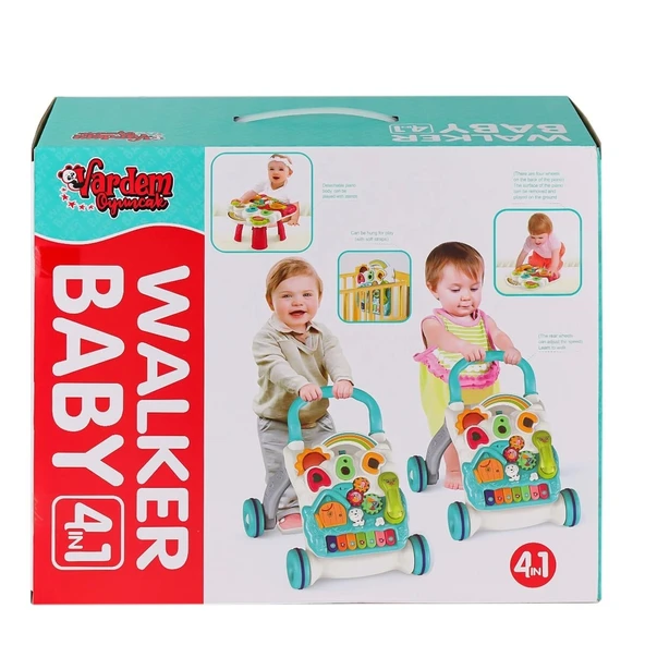 BIB-6017 Pianolu Yürüme Arkadaşı 4IN1