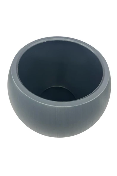 Nettenevime Küre Yuvarlak Top Vazo Dekoratif Saksı ANTRASİT 38*30cm - 3